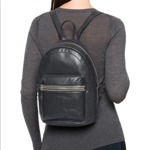 Frye Lena Lambskin Leather Backpack - Picture 2 of 5